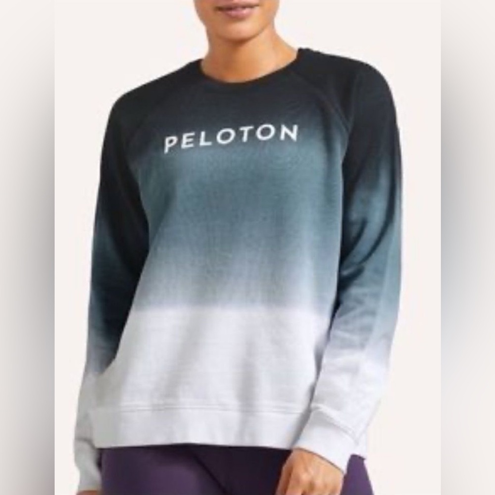 Peloton Ombre Loose Crewneck Sweater Sz XL